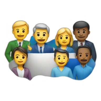 international cooperation sticker