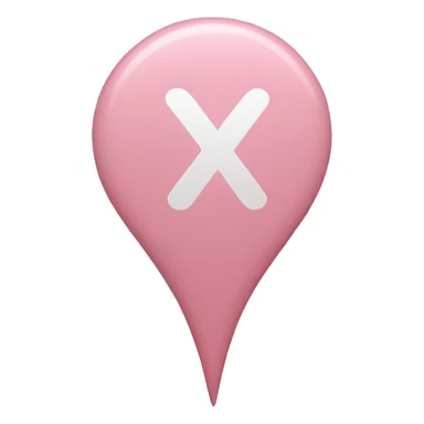 Light pink checkmark sticker