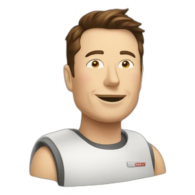 Elon musk baguette sticker