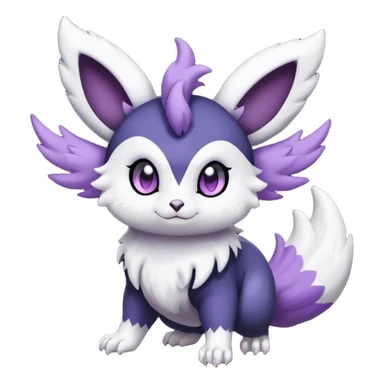 Shiny Furret-Absol-Noibat-Hybrid (Full body) sticker