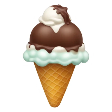 choco gelato (Italian ice cream) sticker
