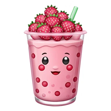 Strawberry Boba sticker