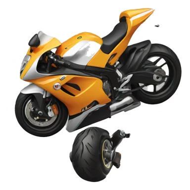 sports motorcycle  sticker