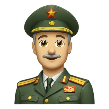soviet military man on boat sticker