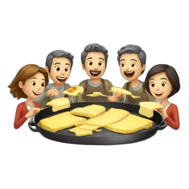 raclette party sticker