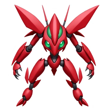 Inteleon-Scizor-Genesect-Bisharp-Pokémon-Fusion, full body sticker