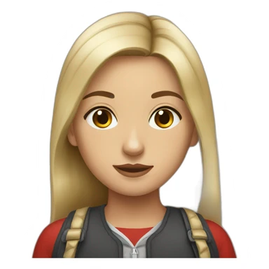 serbian girl sticker