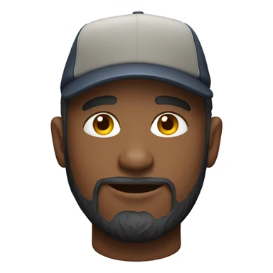 Man with ballcap sticker