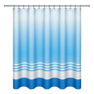 shower curtain sticker
