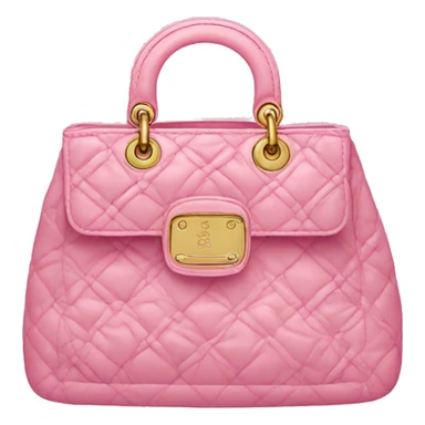 pink dior purse sticker
