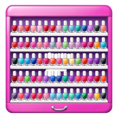 nail art shop sticker