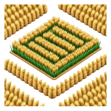3d-isometric-field-of-wheat sticker