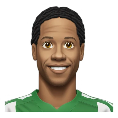 ronaldinho realistic sticker