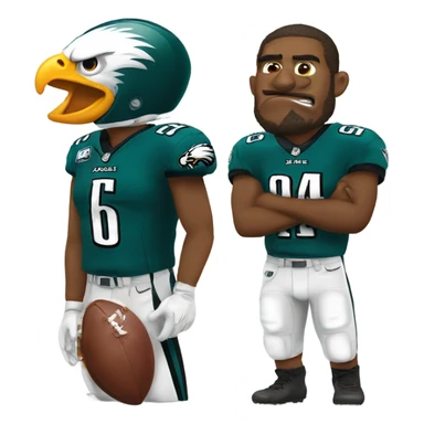 Eagles suck at football sticker