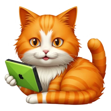 a cat eating a GPU sticker