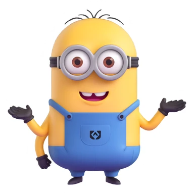 Minion Kevin character sticker