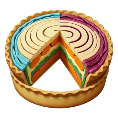 Anatomical pie sticker