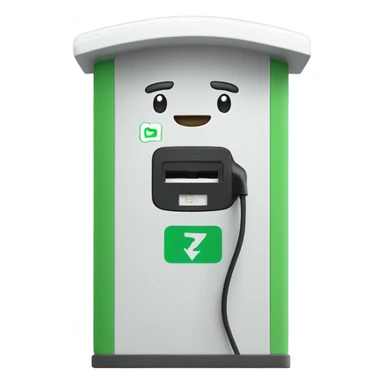 single charging station sticker