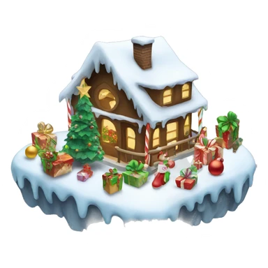 Christmas paradise sticker
