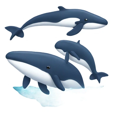 Whales  sticker