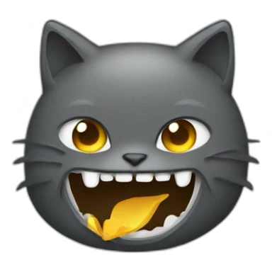 Un chat qui chevauche à la mort sticker