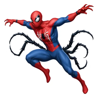 Spider man vs venom sticker