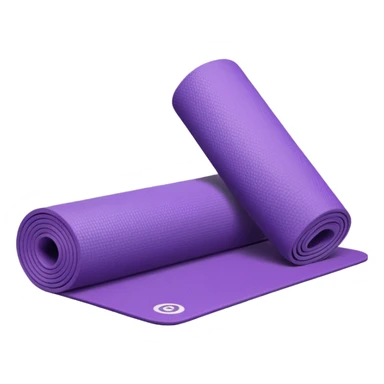 Yoga Mat purple sticker