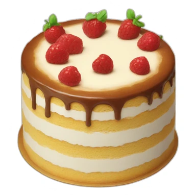 Chat gâteau sticker