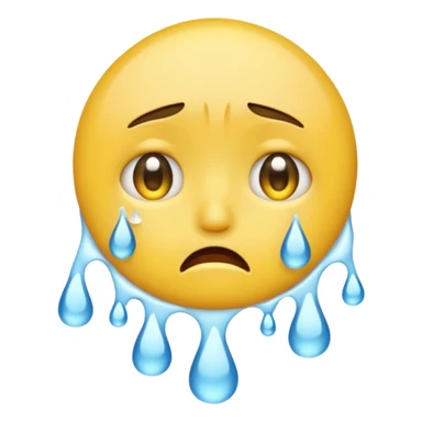 An emoji that is crying sticker