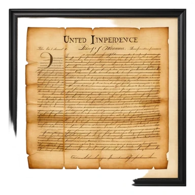 Déclaration d’indépendance des États-Unis sticker