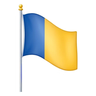 Un drapeaux tricolore , l'odre bleu blanc et jaune  sticker