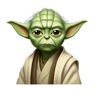 Master Yoda can't find a result sticker