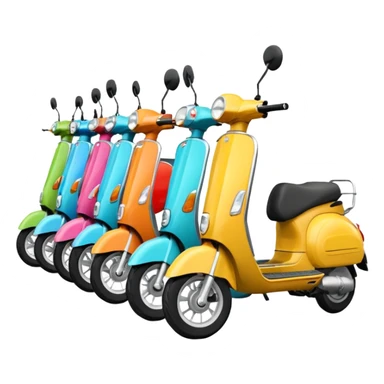 Many Scooters sticker