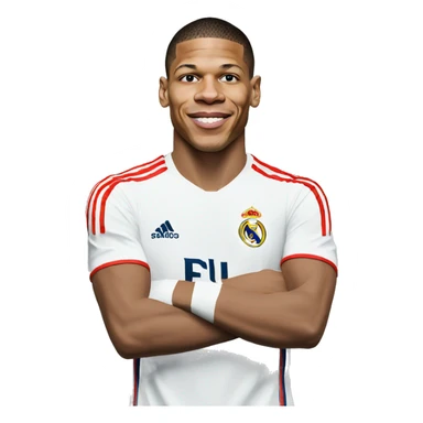 Mbappé in réal Madrid  sticker