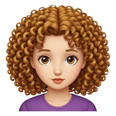 ragazza riccia sticker