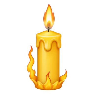 Letter € birthday candle  sticker