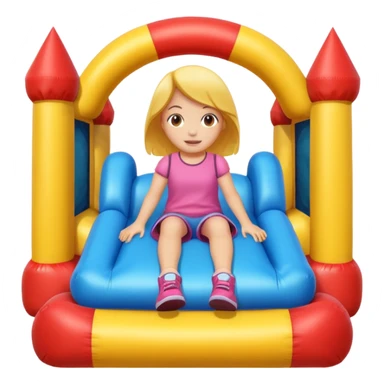  girl-sitting-in-bouncy-house sticker
