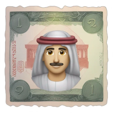 bahrain dinar currency sticker