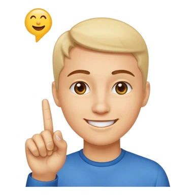 A classic emoji nose, no face, with a pointer finger touching the tip of it, combine these two 👆🏼👃🏼 sticker