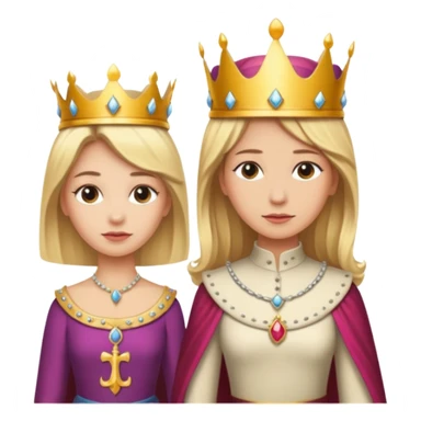 Blonde Queen and servant sticker