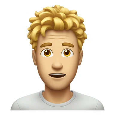 men or women with hand on his head with amazed reaction sticker