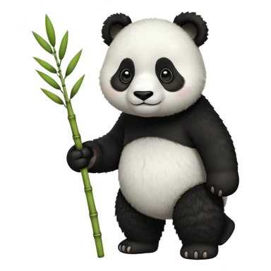 PANDA WALKING WITH FOUR LEGS WIHTOUT ANY BAMBOO STICK sticker