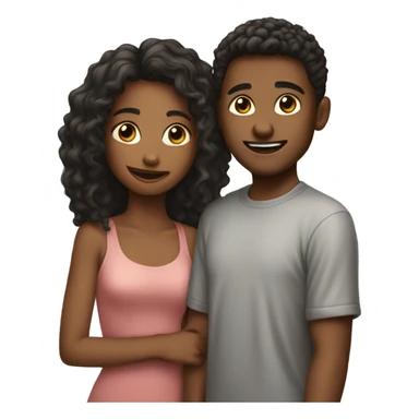 Boy and girl best freind duo sticker