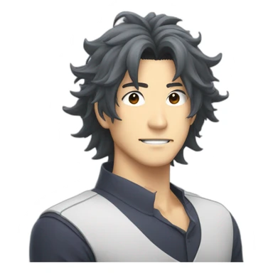 Mr aizawa (dans mha) avec des cheveux court sticker