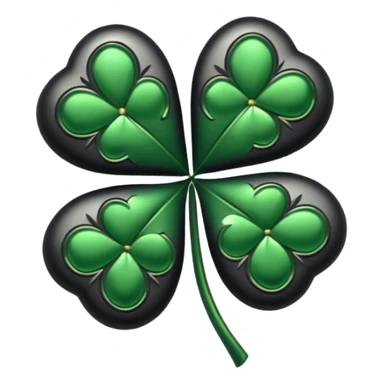make the 5 leaf clover form black clover the anime sticker