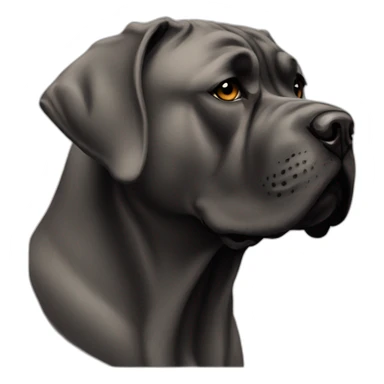 Cane Corso in profile sticker