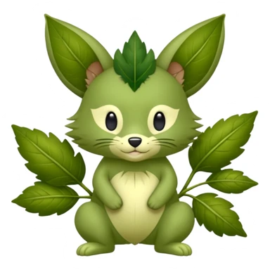  Fey Toony Sprigatito-Bayleaf-fusion-hybrid sticker