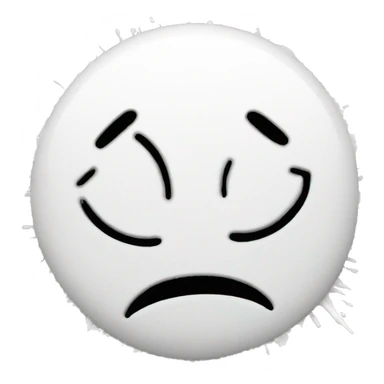 White splatter sticker