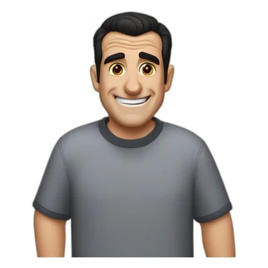 Phil Dunphy tear laughing emoji sticker