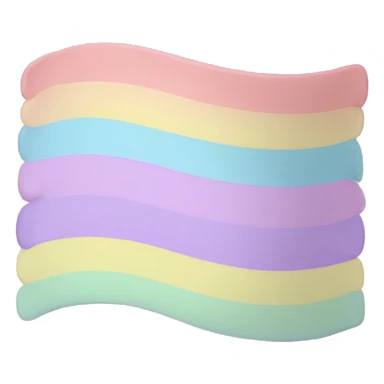 Pastel rainbow sticker